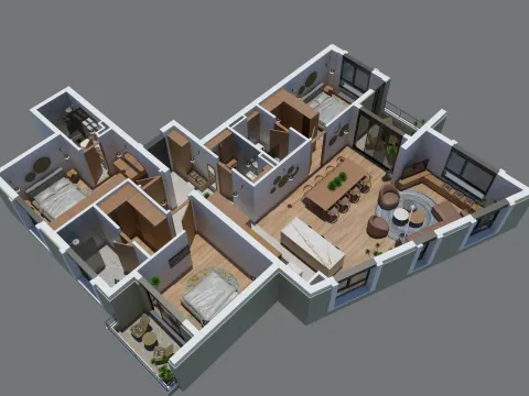 Sale, three bedroom apartment, 126m², Zabjelo, Podgorica - image 5