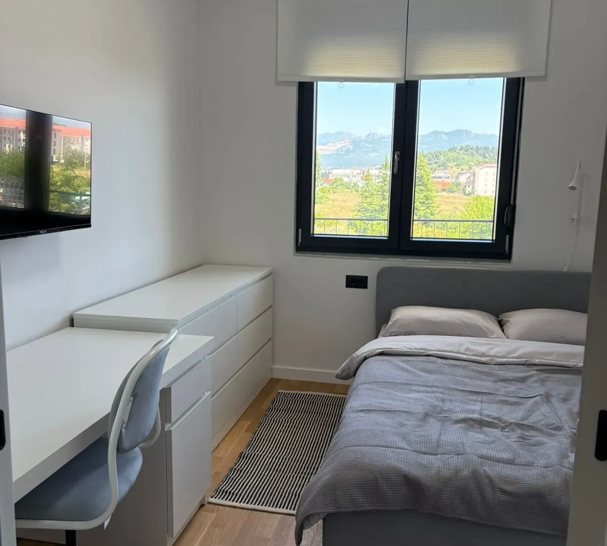 Izdavanje, dvosoban stan, 50m², Zabjelo, Podgorica
