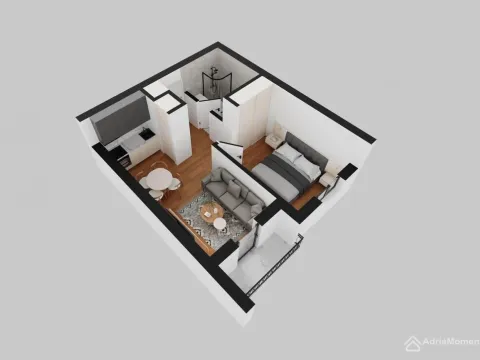 Sale, one bedroom apartment, 34m², Bečići, Budva - image 4