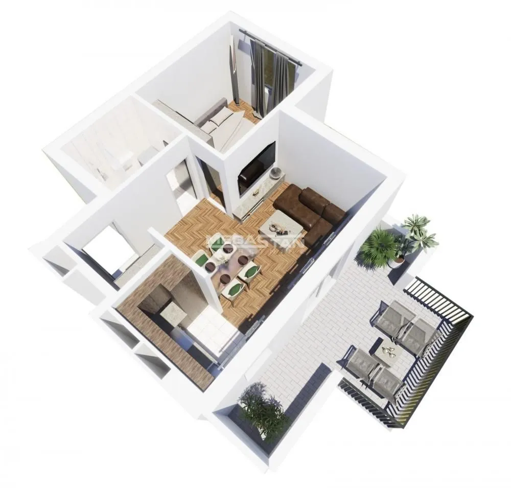 Sale, two bedroom apartment, 50m², Veliki Mokri Lug, Zvezdara Sve Podlokacije