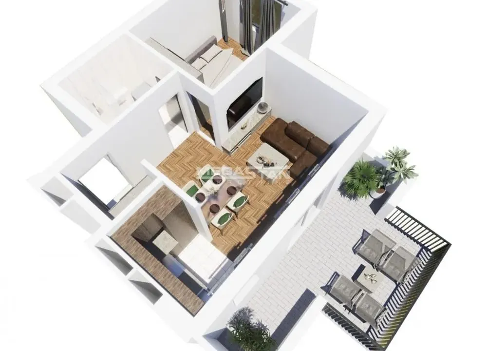 Sale, two bedroom apartment, 50m², Veliki Mokri Lug, Zvezdara Sve Podlokacije