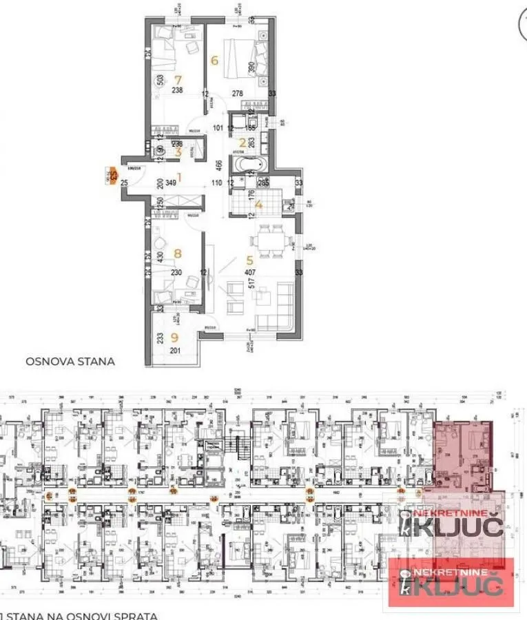 Prodaja, četvorosoban stan, 83m², Bulevar patrijarha Pavla, Novi Sad Sve Podlokacije