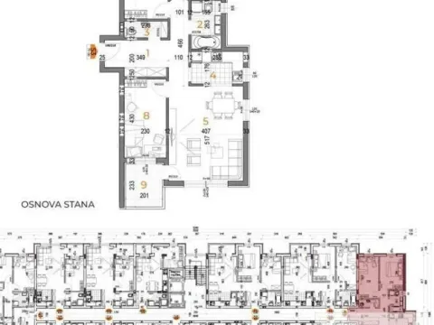 Prodaja, četvorosoban stan, 83m², Bulevar patrijarha Pavla, Novi Sad Sve Podlokacije