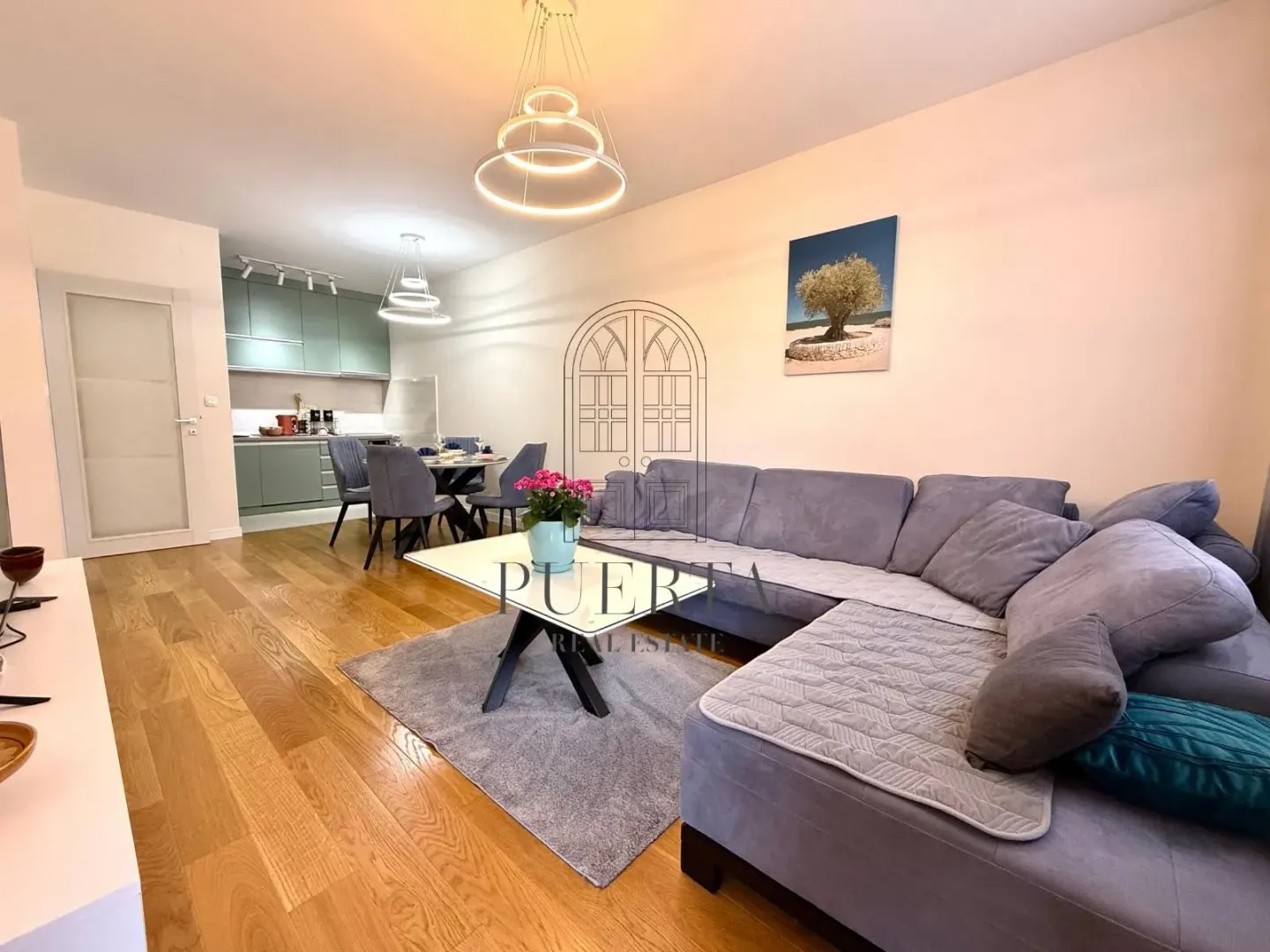 Rent, one bedroom apartment, 49m², Central Point, Podgorica