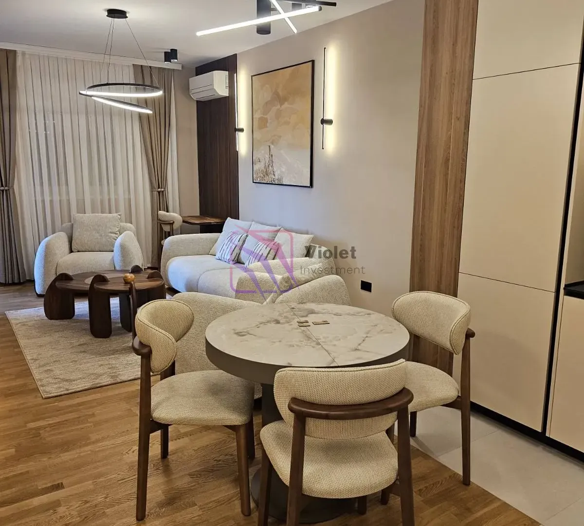 Rent, one bedroom apartment, 47m², Stari Aerodrom, Podgorica