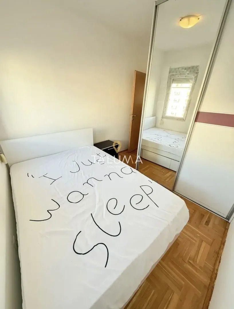 Izdavanje, jednosoban stan, 38m², Stari Aerodrom, Podgorica