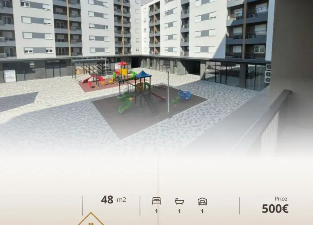 Izdavanje, jednosoban stan, 48m², Stari Aerodrom, Podgorica