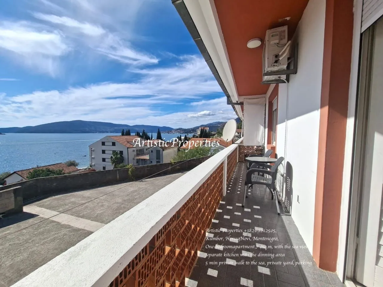 Izdavanje, jednosoban stan, 70m², Kumbor, Herceg Novi