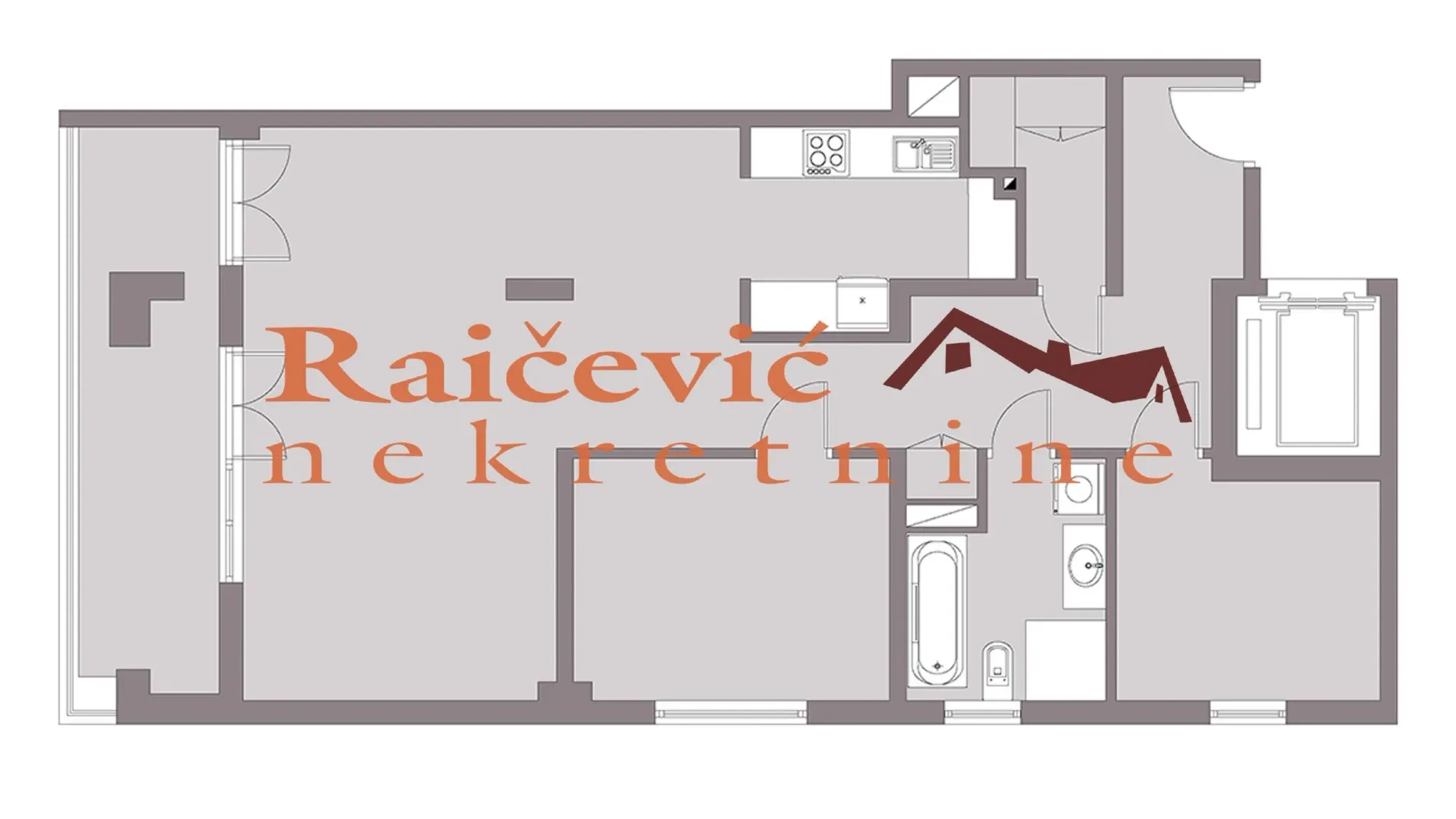 Sale, three bedroom apartment, 90m², Trošarina, Voždovac Sve Podlokacije