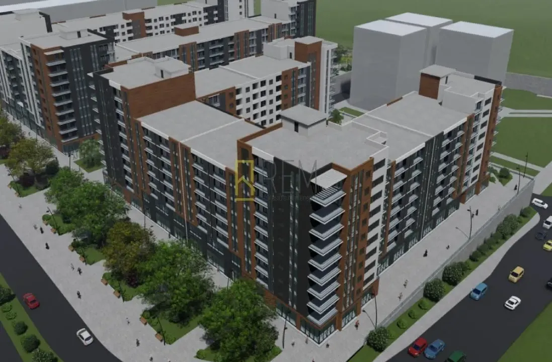 Prodaja, jednosoban stan, 44m², Stari Aerodrom, Podgorica
