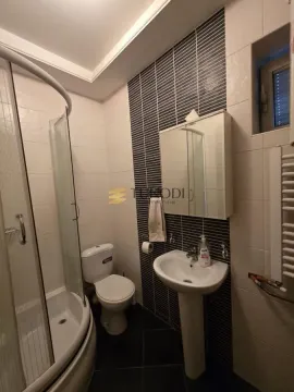 Kupatilo opremljeno tuš kabinom, umivaonikom sa ogledalom i toaletom. - image 15