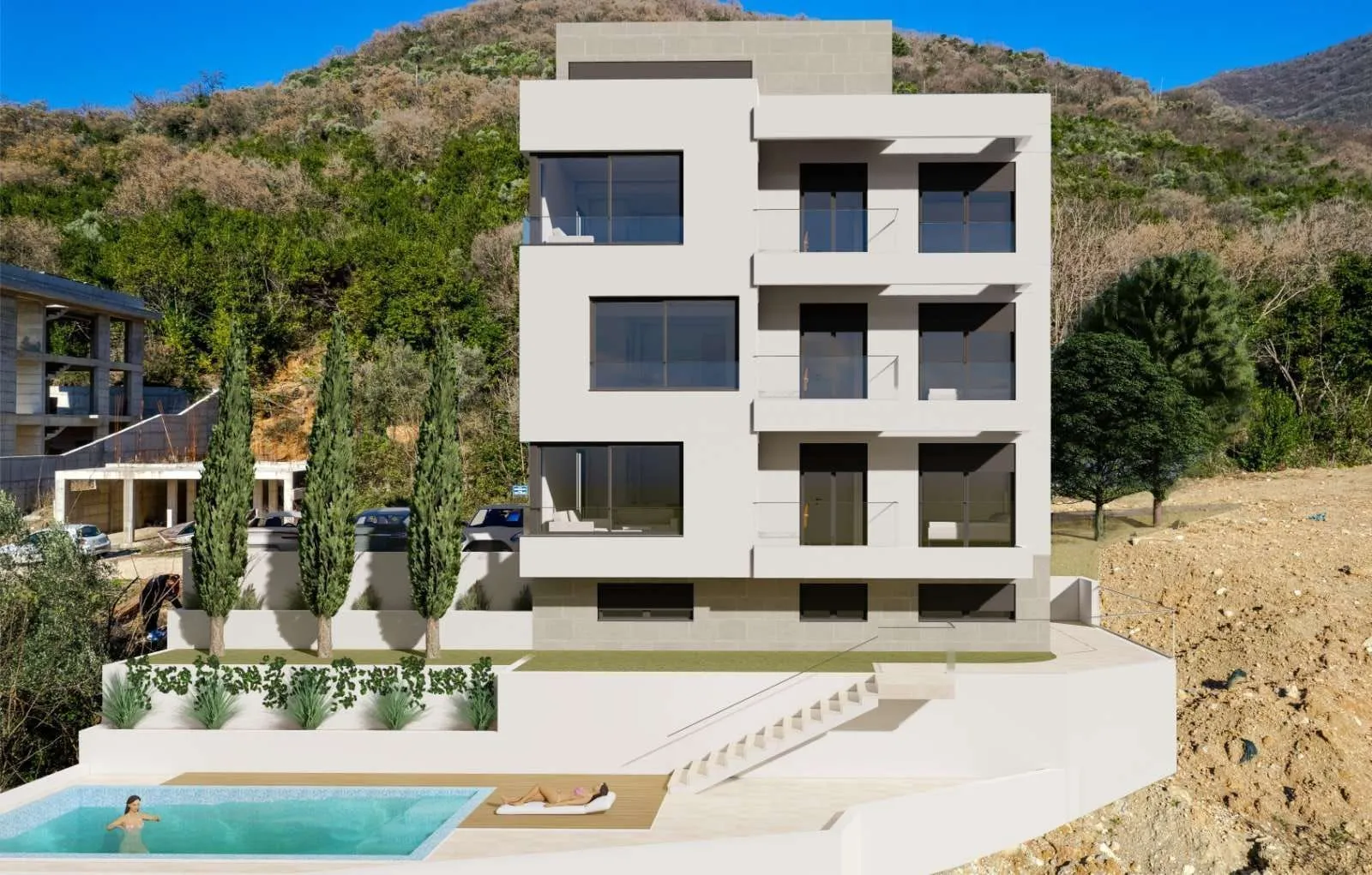 Sale, two bedroom apartment, 65m², Donja Lastva, Tivat