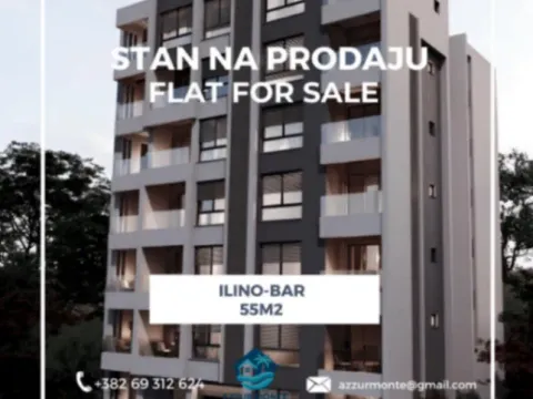 One Bedroom Apartment for Sale, 55m2, Ilino, Bar One Bedroom Apartment for Sale, 55m2, Ilino, Bar