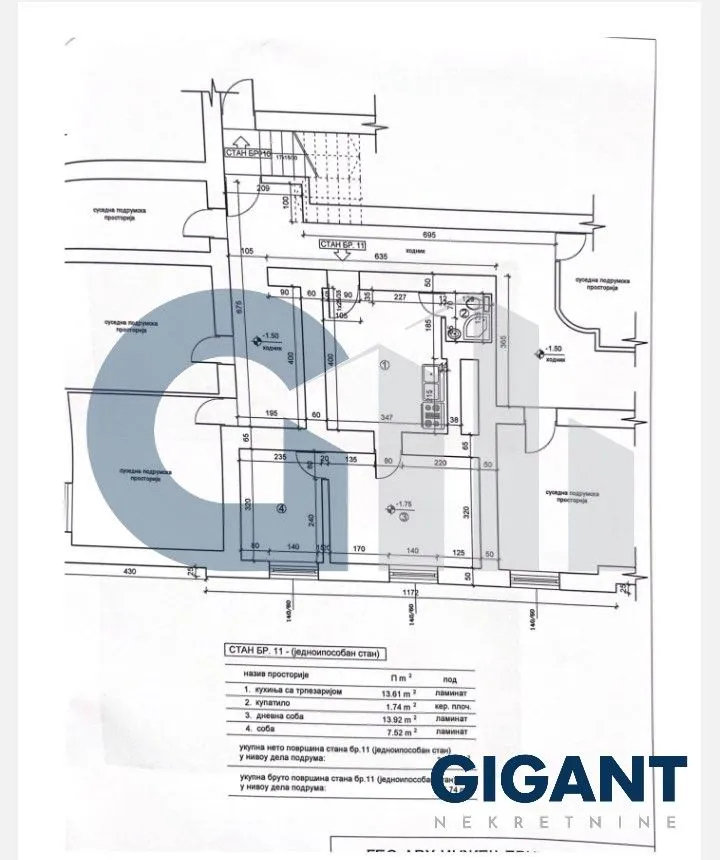 Sale, one bedroom apartment, 37m², Botanička Bašta, Palilula Sve Podlokacije