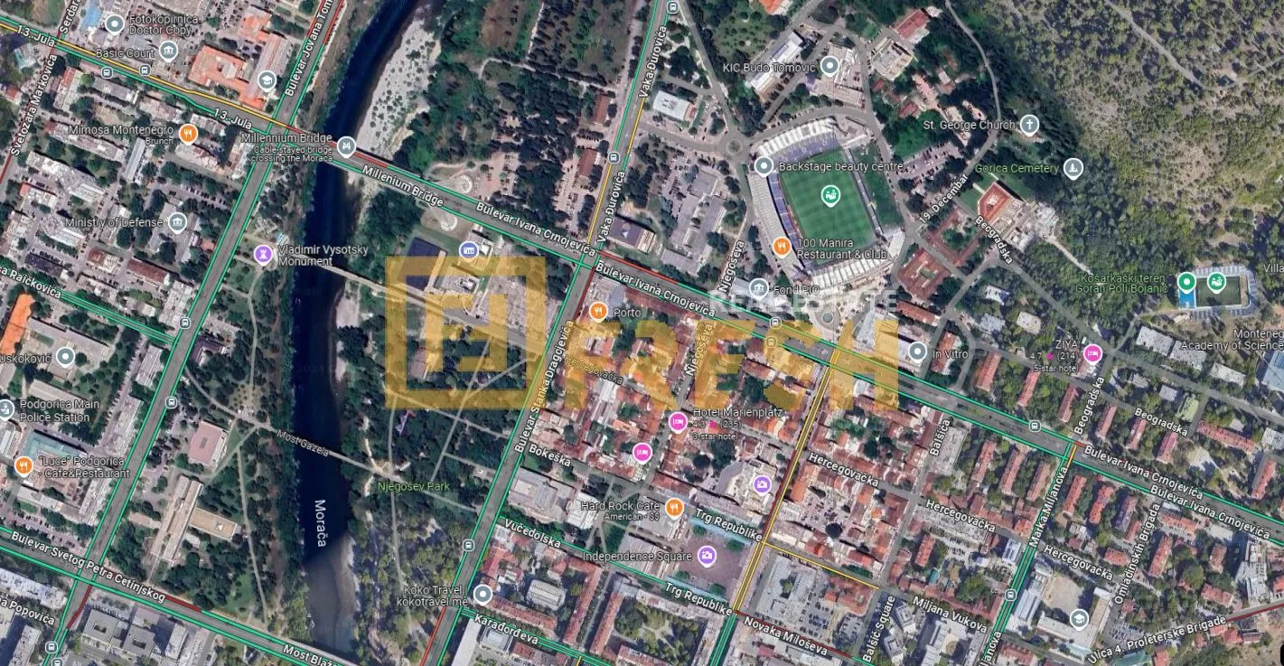 Prodaja, plac, 200m², Centar, Podgorica