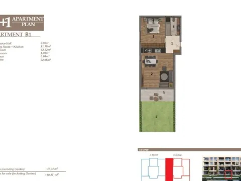 Prodaja, jednosoban stan, 47m², Baošići, Herceg Novi - image 6