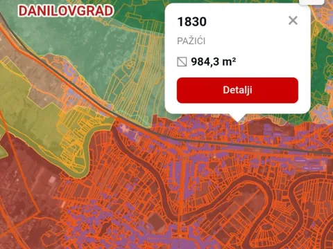 Prodaja, plac, 1000m², Pažići, Danilovgrad - image 2