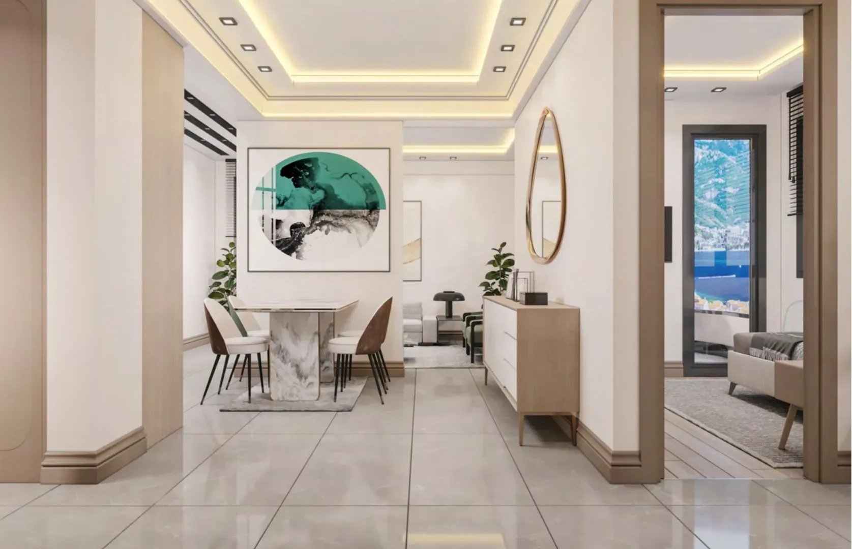 Prodaja, trosoban stan, 101m², Gospoština, Budva