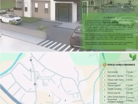 Prodaja, dvosoban stan, 60m², Donja Gorica, Podgorica - image 2