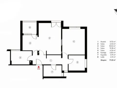 Izdavanje, trosoban stan, 71m², Liman 1, Novi Sad Sve Podlokacije - image 10