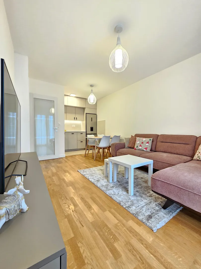 Rent, one bedroom apartment, 43m², Pobrežje, Podgorica