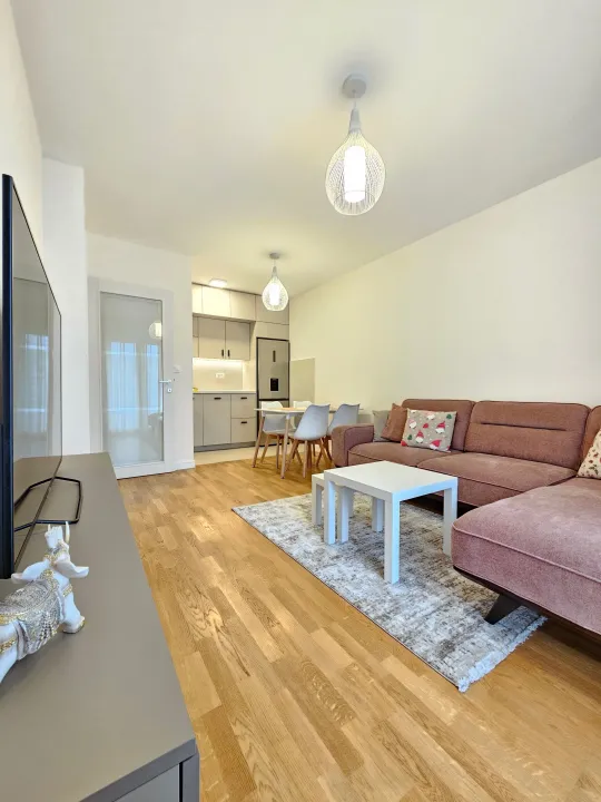 Rent, one bedroom apartment, 43m², Pobrežje, Podgorica