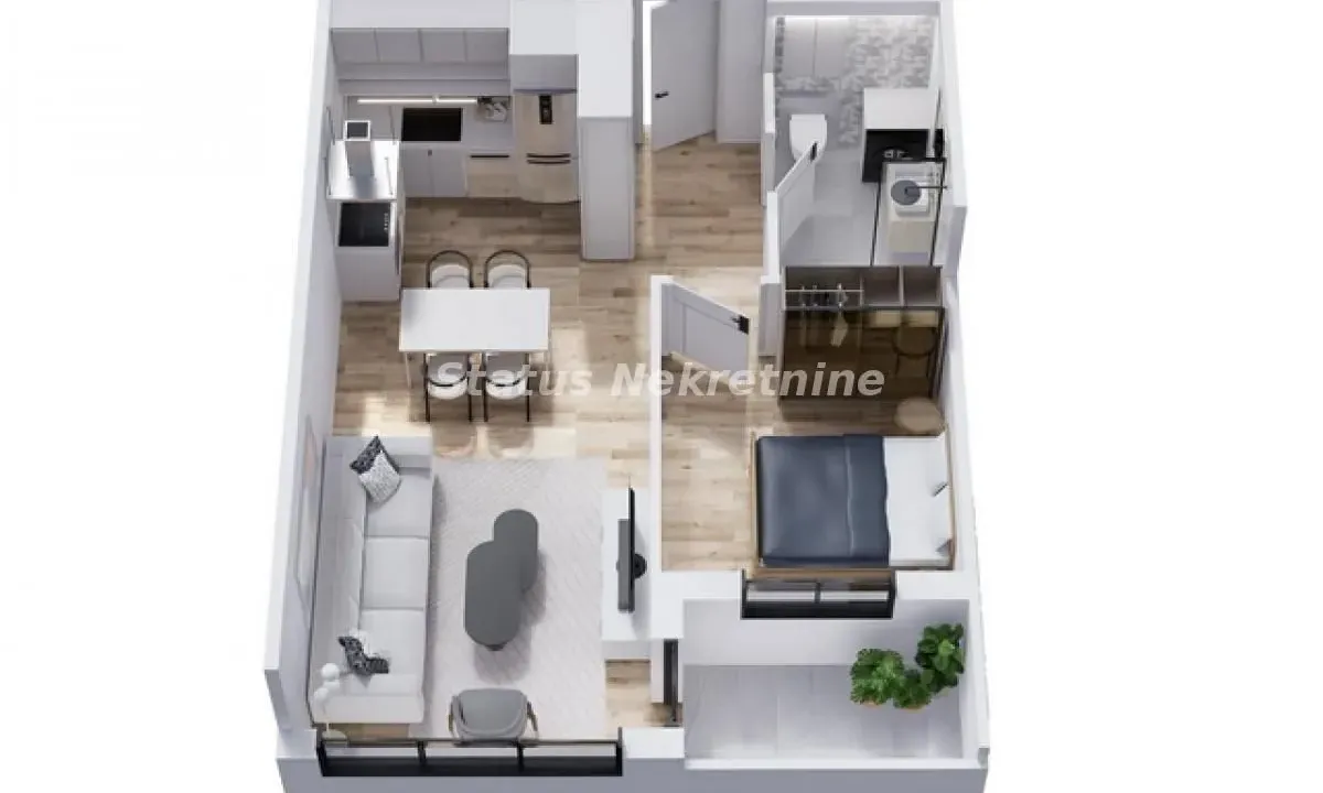 Prodaja, dvosoban stan, 43m², Telep, Novi Sad Sve Podlokacije