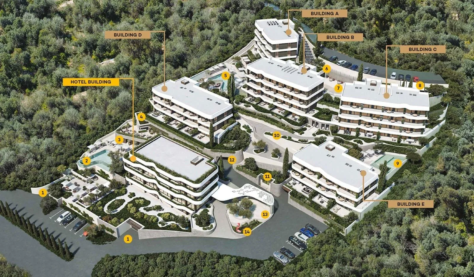 Sale, two bedroom apartment, 75m², Reževići, Budva