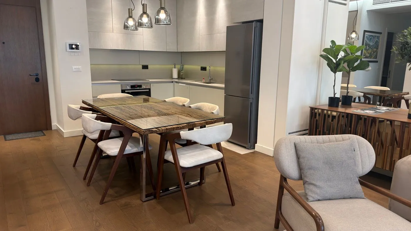 Rent, three bedroom apartment, 109m², Beograd Na Vodi, Beograd