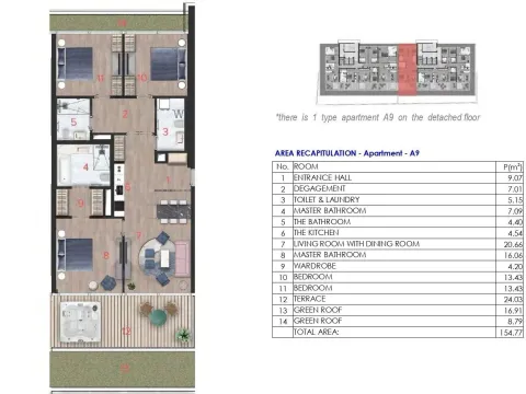 Prodaja, jednosoban stan, 83m², Budva, Crna Gora - image 16