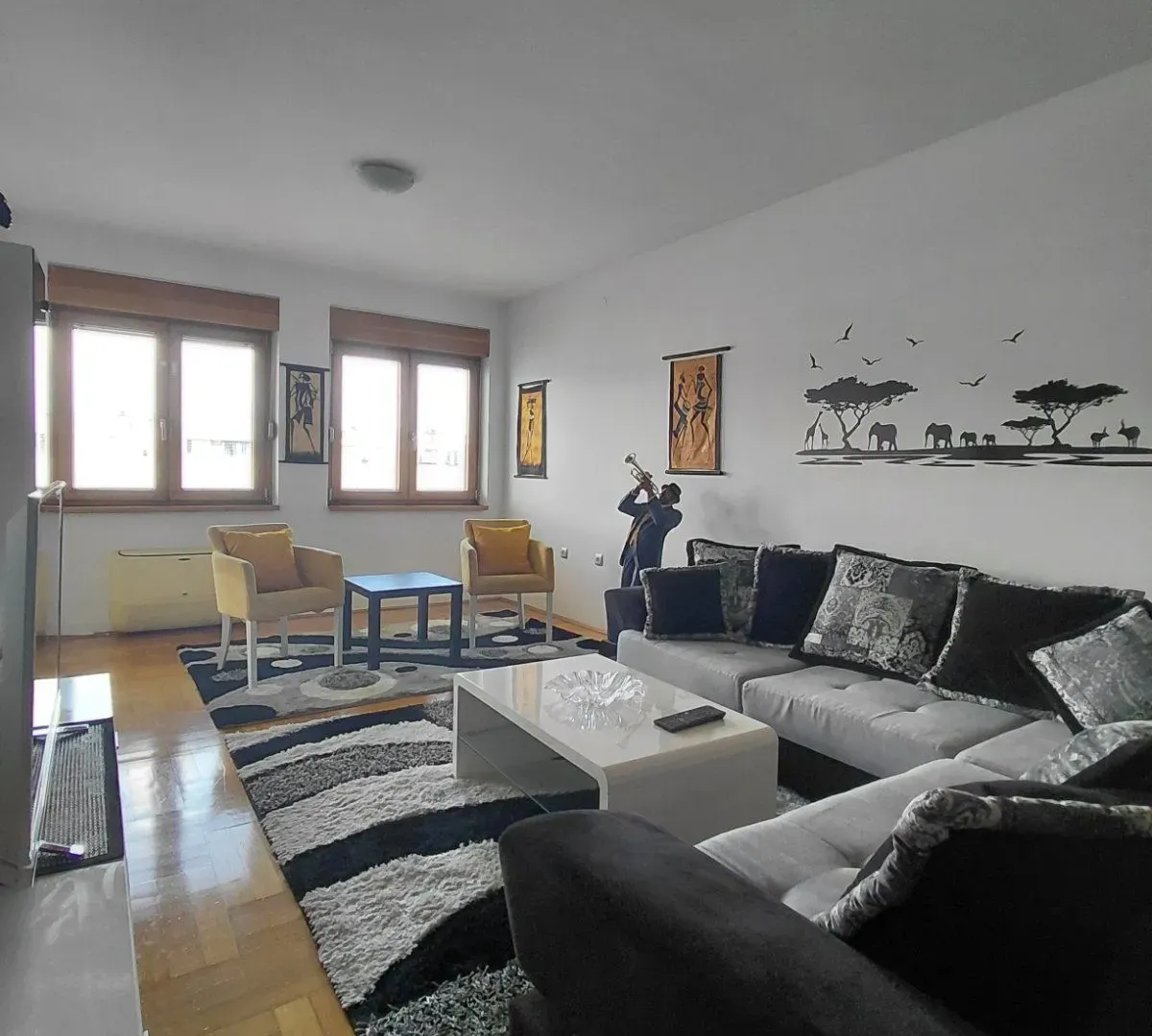Rent, three bedroom apartment, 95m², Preko Morače, Podgorica