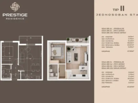 Prodaja, jednosoban stan, 47m², Zabjelo, Podgorica - image 3