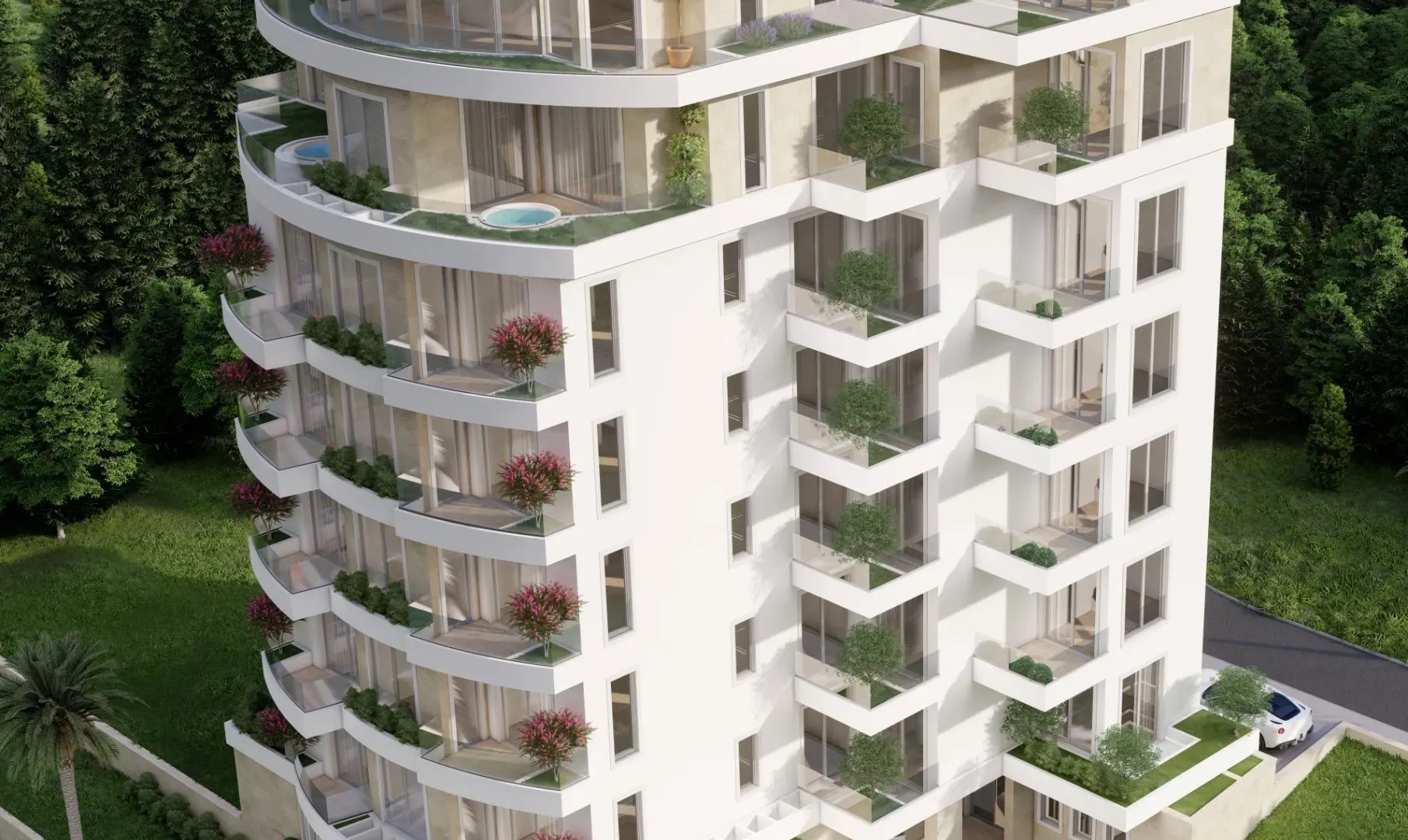 Sale, one bedroom apartment, 45m², Bečići, Budva