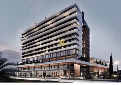 Spoljašnji izgled moderne višespratne zgrade sa balkonima i osvetljenjem. - image 6