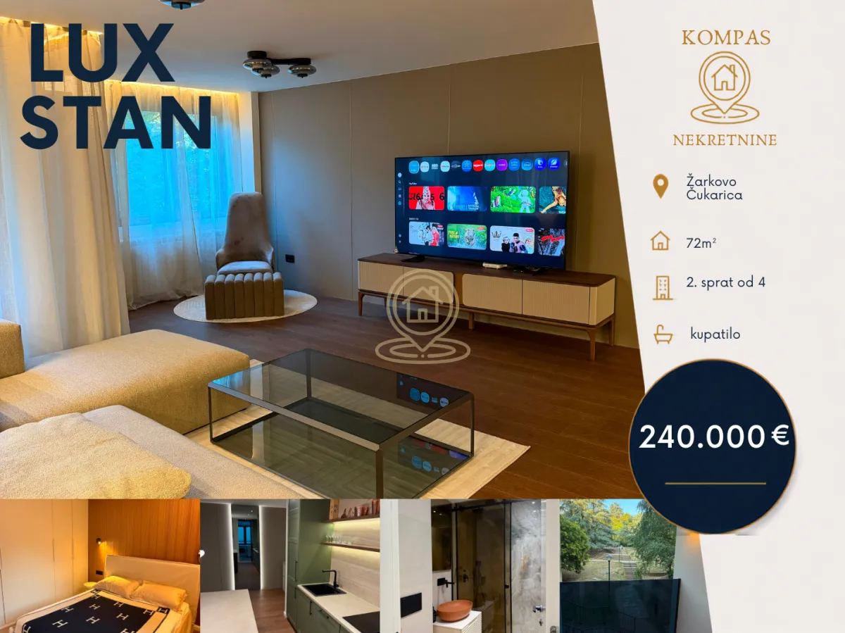 Prodaja, dvosoban stan, 72m², Žarkovo, Beograd