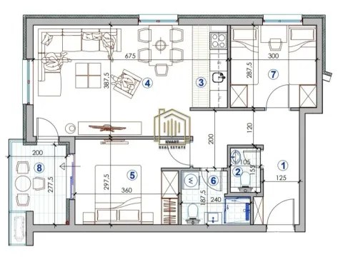 Prodaja, dvosoban stan, 64m², City Kej, Podgorica - image 14
