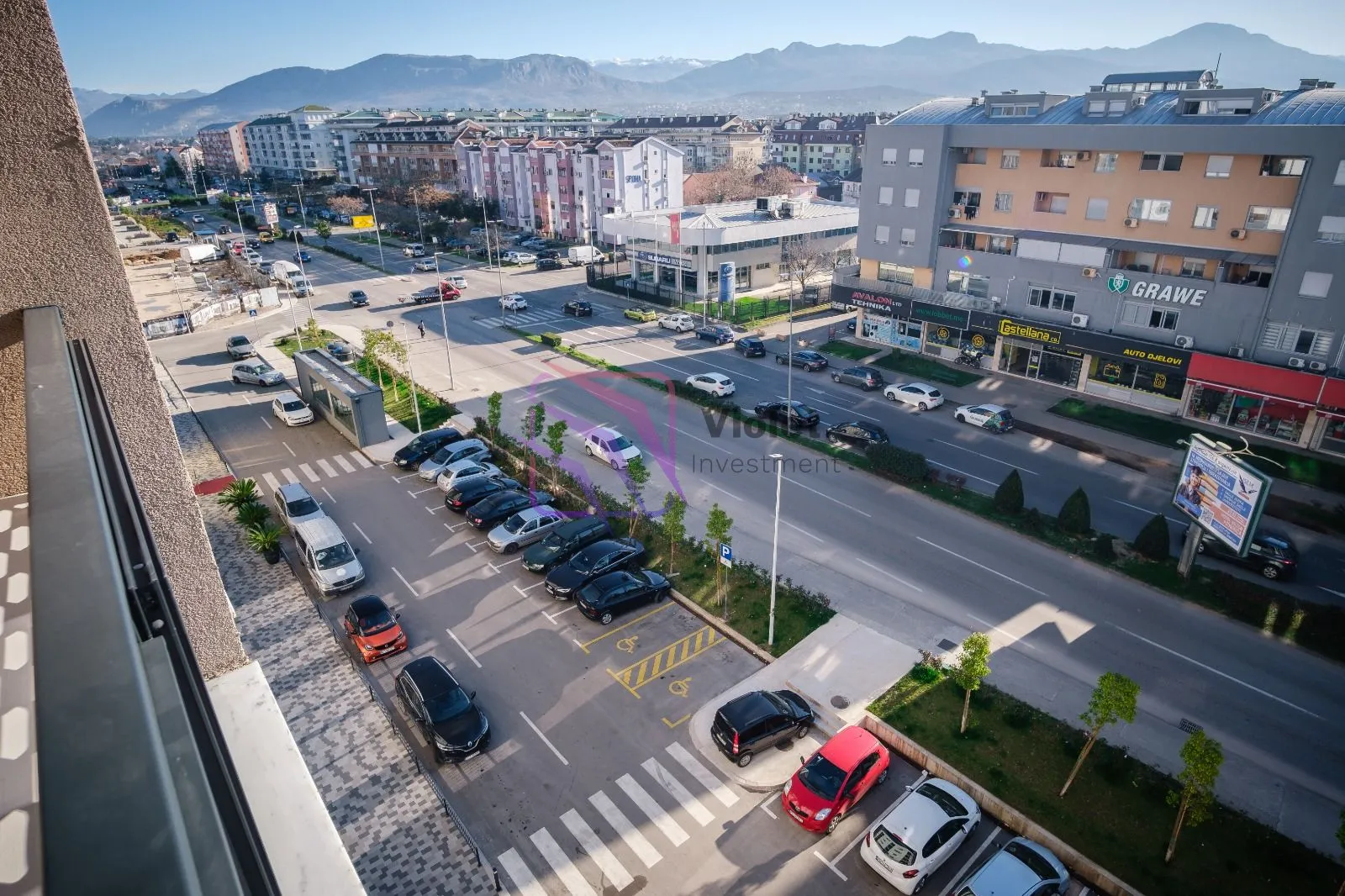 Rent, one bedroom apartment, 45m², Stari Aerodrom, Podgorica