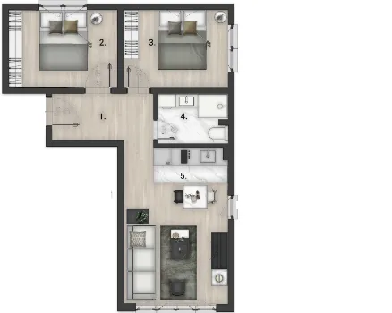 Prodaja, dvosoban stan, 45m², Centar, Zlatibor