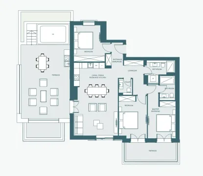 Prodaja, trosoban stan, 160m², Luštica Bay, Tivat - image 19