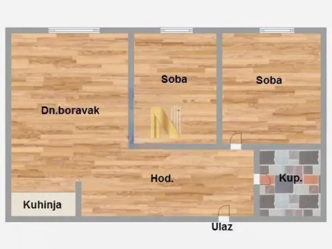 Sale, two bedroom apartment, 50m², Grbavica, Novi Sad Sve Podlokacije - image 13