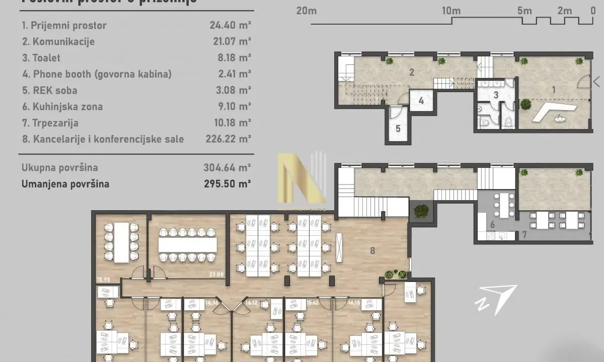 Izdavanje, poslovni prostor, 300m², Telep, Novi Sad Sve Podlokacije