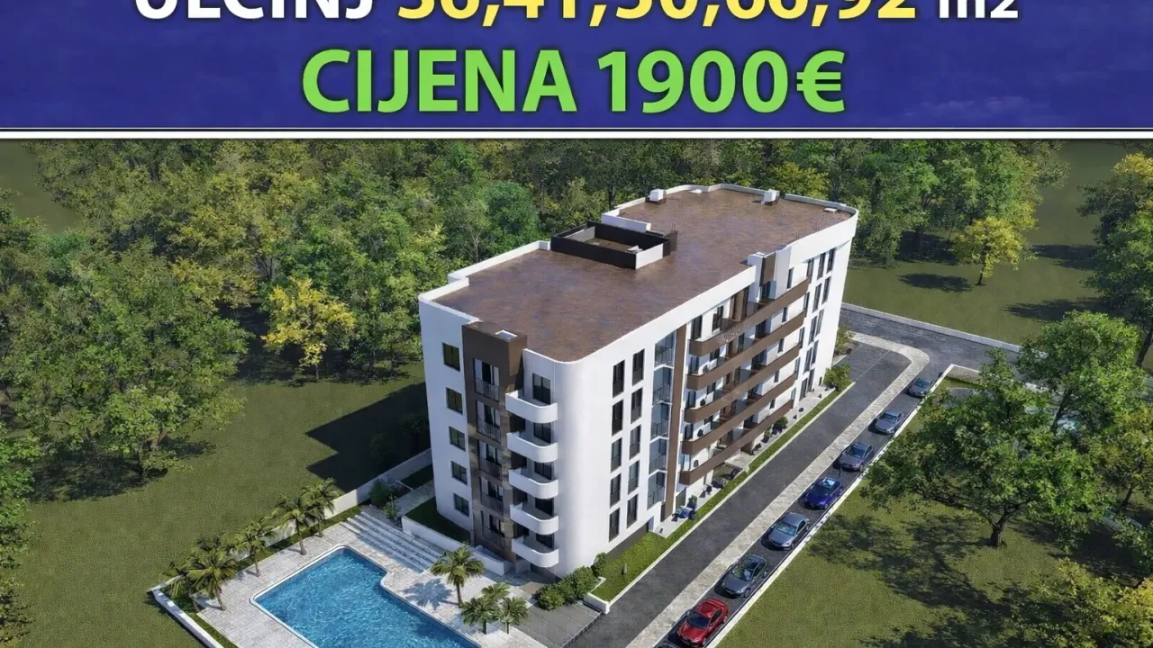Sale, apartment, 45m², Velika Plaža, Ulcinj