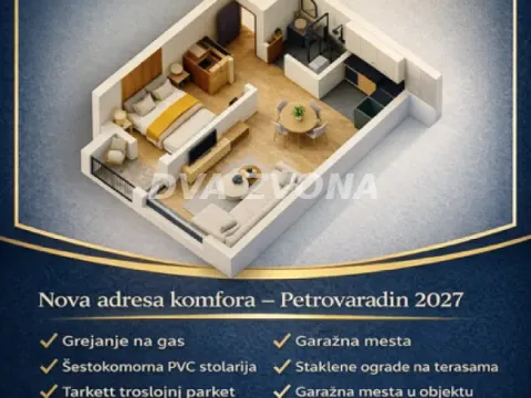 Prodaja, dvosoban stan, 42m², Petrovaradin, Novi Sad - image 1