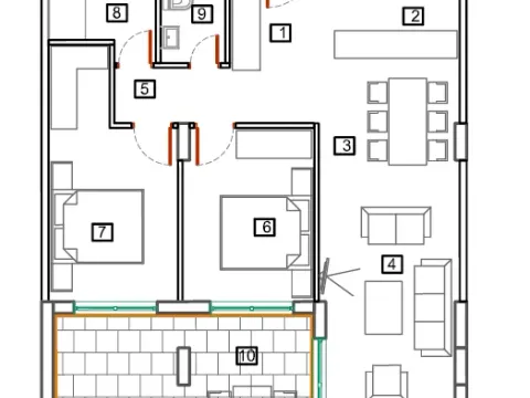 Sale, apartment, 66m², Bečići, Budva - image 9