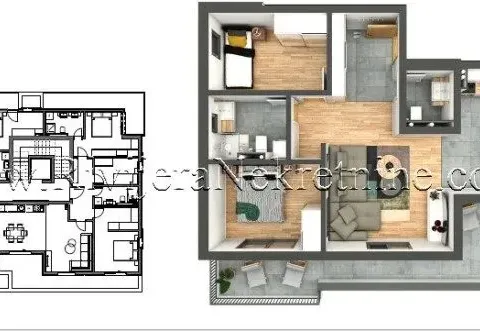Prodaja, dvosoban stan, 79m², Bijela, Herceg Novi - image 2