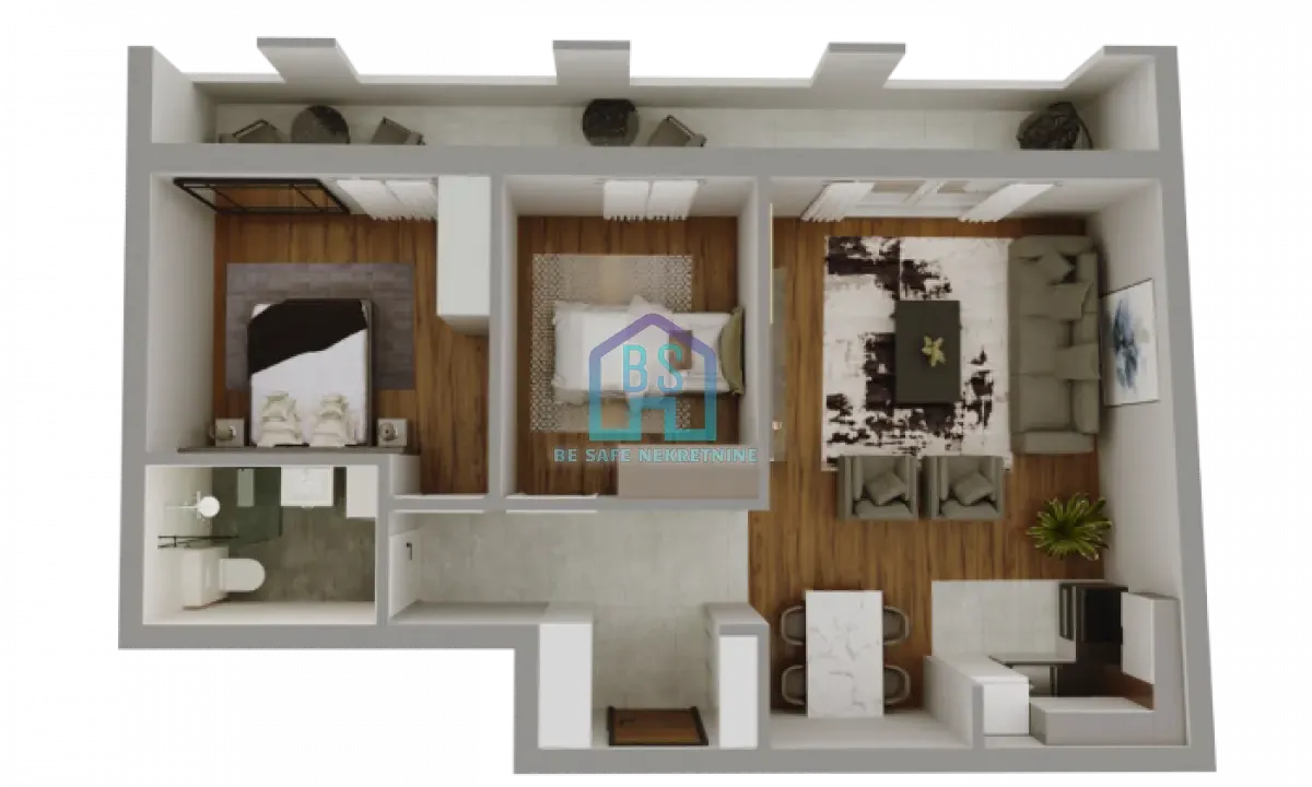 Prodaja, dvosoban stan, 62m², Petrovaradin, Novi Sad