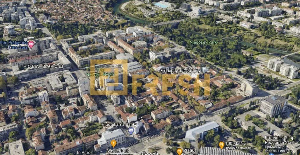 Prodaja, plac, 600m², Centar, Podgorica