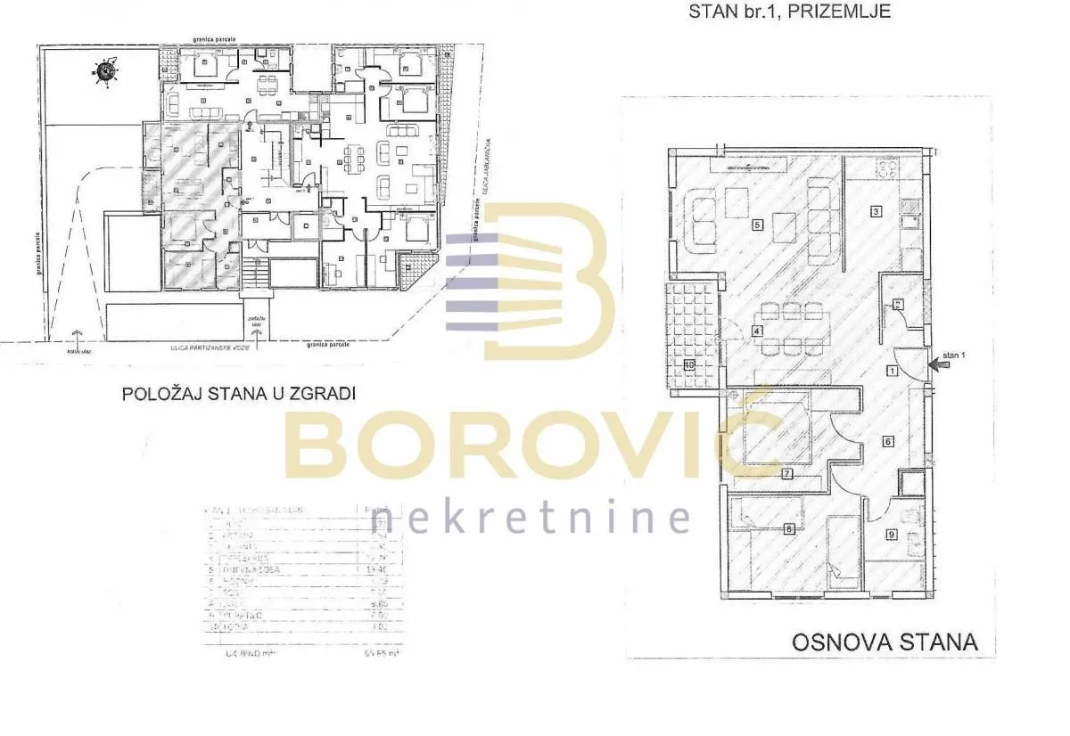 Sale, three bedroom apartment, 68m², Čukarica, Beograd