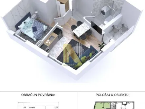Prodaja, jednosoban stan, 38m2, Sloboda, Zlatibor Prodaja, jednosoban stan, 38m2, Sloboda, Zlatibor