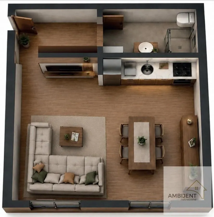 Sale, one bedroom apartment, 27m², Dušanovac, Voždovac Sve Podlokacije